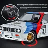 1:24 BMW M3 E30 1987 DTM Alloy Car Model Sound and Light Pull Back Children's Toy Collectibles Birthday gift 4