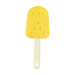 Dual - Sided Pet Grooming Brush: Detangler & Shed Remover with Soothing Massage Bristles (Yellow)