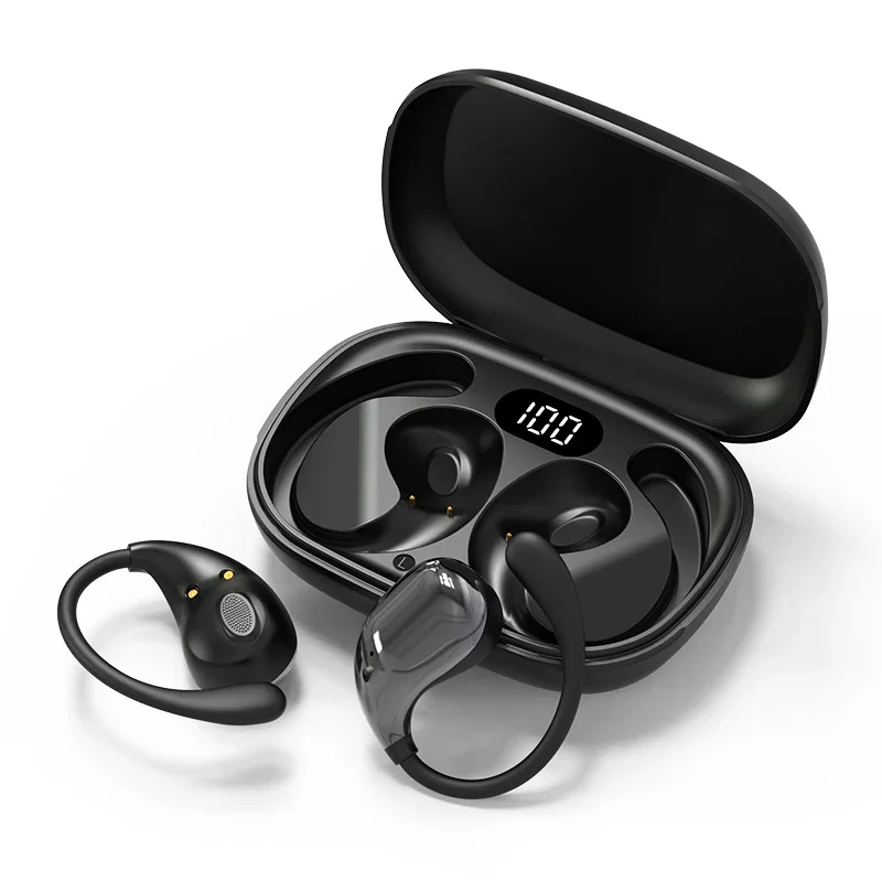 Enhanced Bluetooth 5.4 TWS Wireless HiFi Stereo Waterproof Earphones with Noise Cancelling and Hands-free Mic