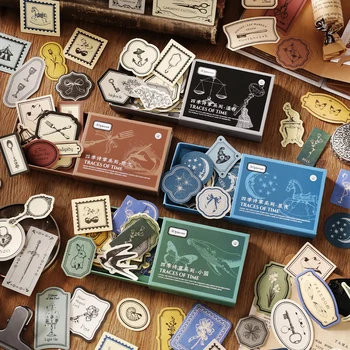 Mr.Paper 4 Scatole Kit Artigianale Vintage, 30 Fogli/Scatola, Forniture per Scrapbooking, Set di Carte Decorative per Collage Fai-da-Te