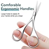 1pcs Beauty Small Eyebrow Scissors Curved Rounded Facial Nose Hair Trimming Tweezer Vibrissa Eyelashes Grooming Makeup Tool 5