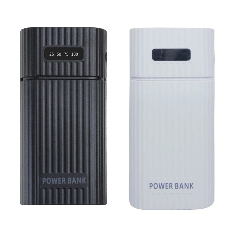 DIY 18650 18700 20700 21700 Battery Power Bank Charger Type C PD+QC3.0 USB Output Flashlight Cellphone Tablet