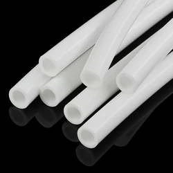 Flexible Food Grade Silicone Tube - Soft Nontoxic Rubber Hose for Drinking and Water Connection (5M) (White)