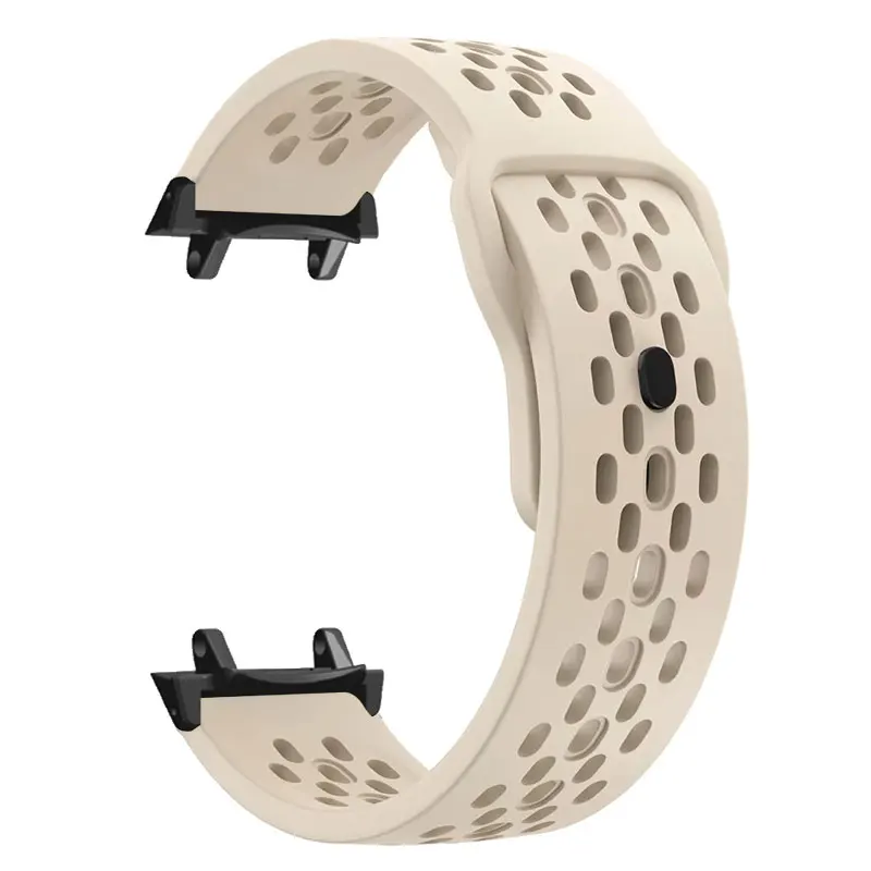 Breathable Sports Silicone Smart Watch Strap Bracelet