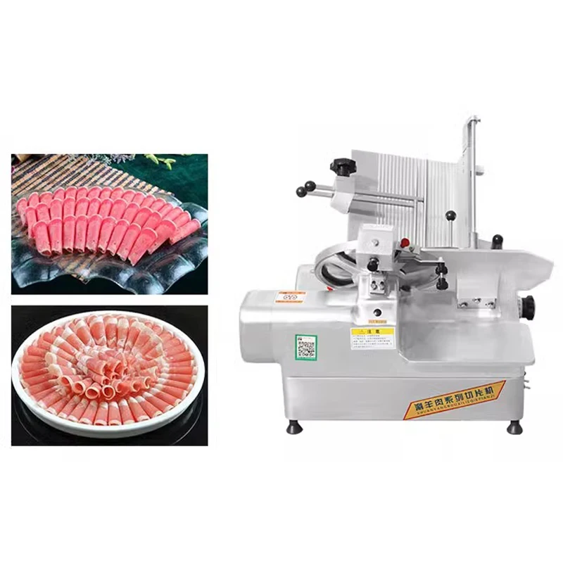Commercial Electric Mutton Slicer Frozen Meat Roll Cutting Machine Beef Vanilla Mutton Roll Cutting Machine 2