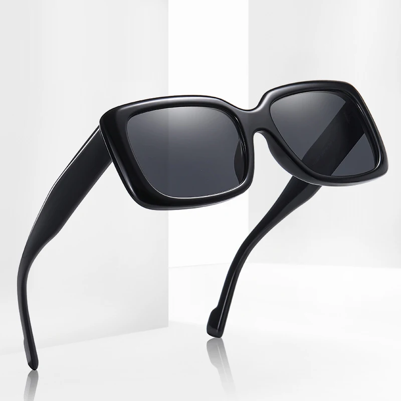 2023 Fashion Big Square Frame TR Polarized Luxury Brand Designer Retro Sun  Glasses Unisex Ins Popular Shades Eyewear UV400 - AliExpress