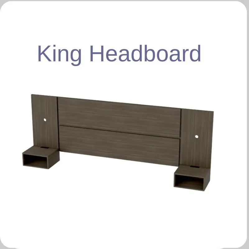 High Quality Holiday Inn Modern Hotel Bed King Size Laminated Headboard Commercial Hotel Furniture Headboard