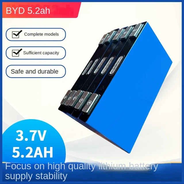 BYD 5.2Ah / 6.9Ah 3.7V High-RateNingde Power Source Lithium