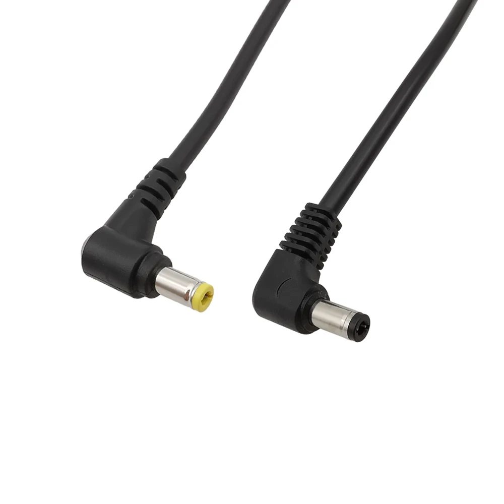 1 Stück 5,5 x 2,5 mm Stecker auf 5,5 x 2,5 mm Stecker DC-Stromkabel Steckerversorgungsadapter kompatibel 5,5 x 2,1 mm 30 cm/50 cm/100 cm/300 cm – Detail 2