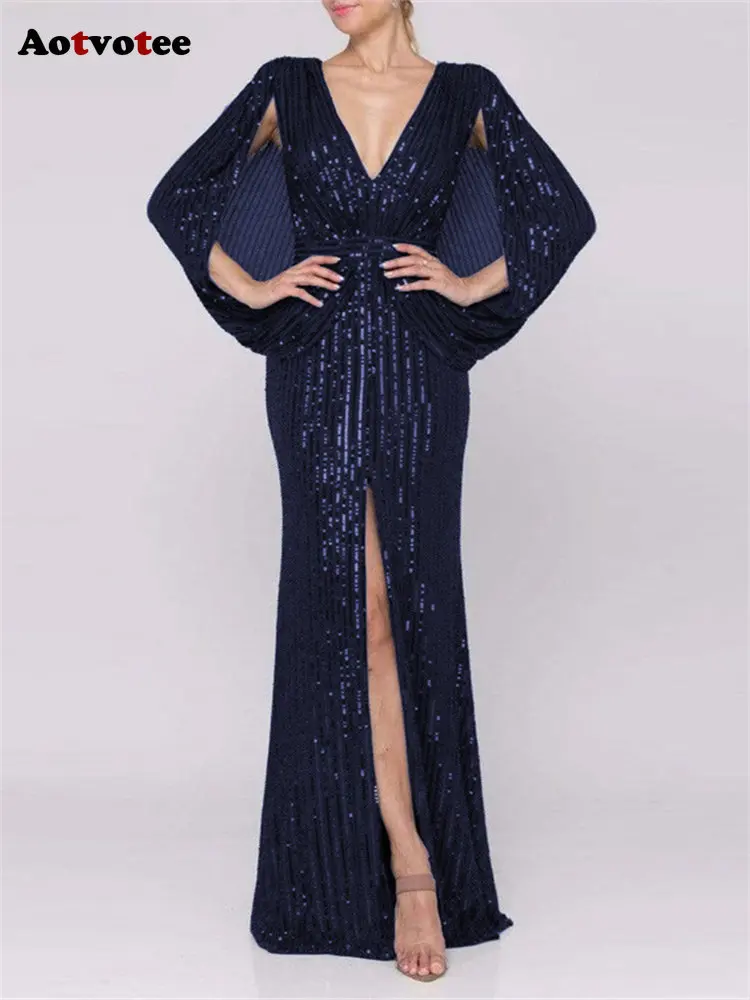 

Split Dresses for Women 2023 New Fashion Lace Up Backless V Neck Dress Elegant Slim Spaghetti Strap Evening Dresses