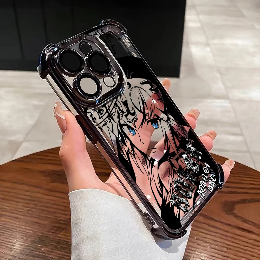 Fate A-Arthurs Joan Saber Anti-Drop Transparent Phone Case