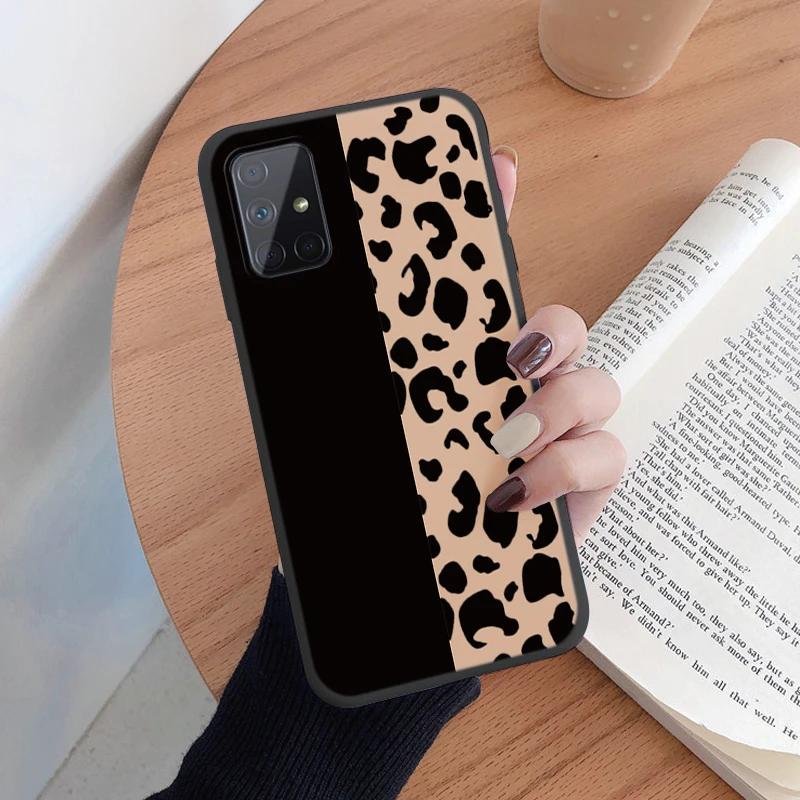 Leopard Print Soft Silicone Protective Phone Case - Stylish Back Cover
