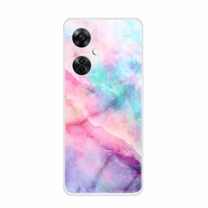 Marble Clear Soft TPU Silicone Phone Cover, Transparent