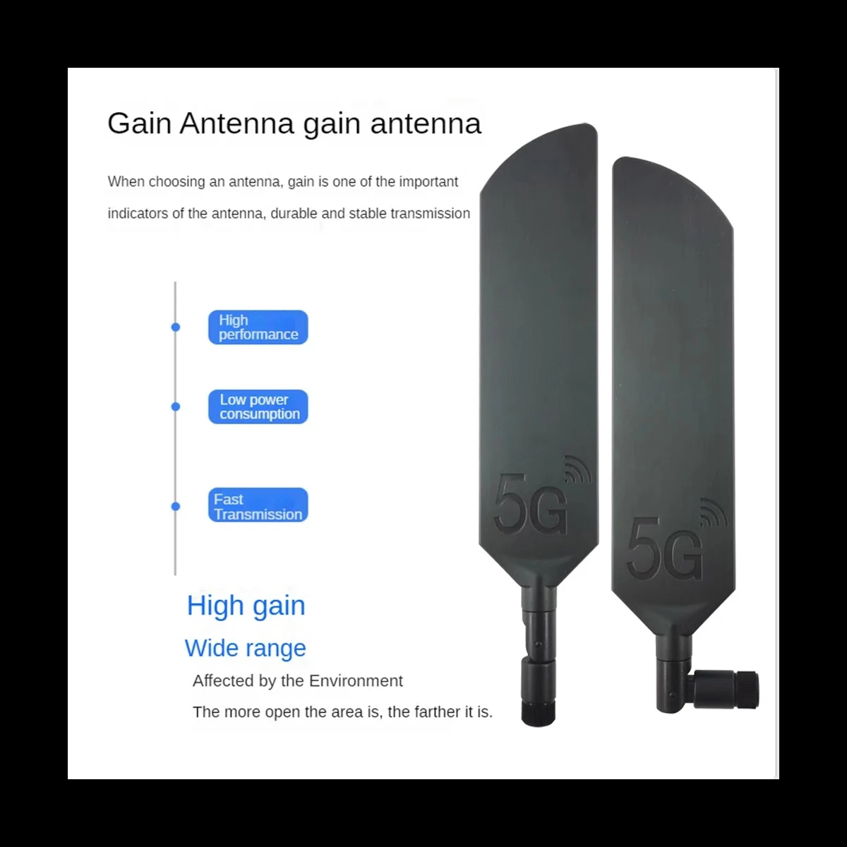 Antenna Signal Booster 4G Antenna LTE Antenna Original 5G 4G LTE SMA External Antenna For Modem Router 40dBi Folding Signal Booster Wide Range 600 6000Mhz 1Piece