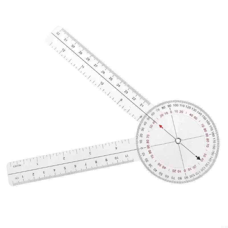 Y51B Upgraded Goniometer Joint Ruler Calibrated Orthopedics Ruler