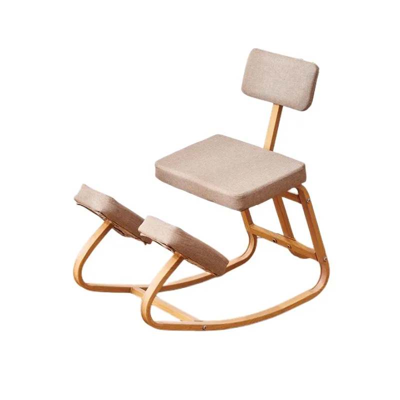 

Home Office Ergonomic Kneeling Chairs Balance Kneel Stool Rocking Kneeling Chair for Perfect Posture Kids Children with Backrest