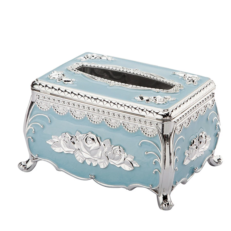 Serviettenbox im europäischen Stil, für Küche, Wohnzimmer, Servietten-Ausgabebox, Hotel, Restaurant, Tisch-Aufbewahrungsbox für Serviettenpapier – Detail 9