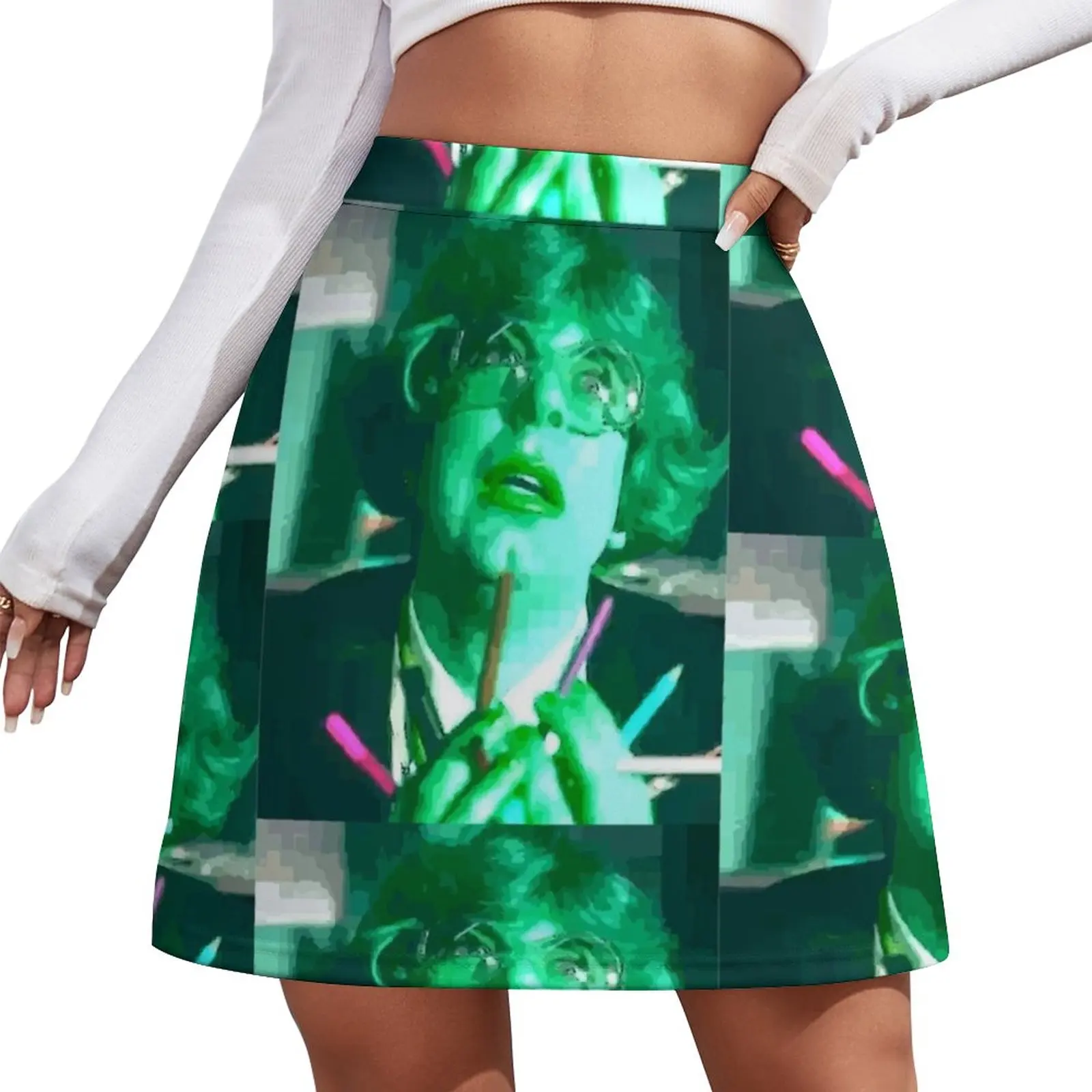 

League of gentlemen Pauline Pens Mini Skirt Korean skirts Skirt satin short skirt women clothes