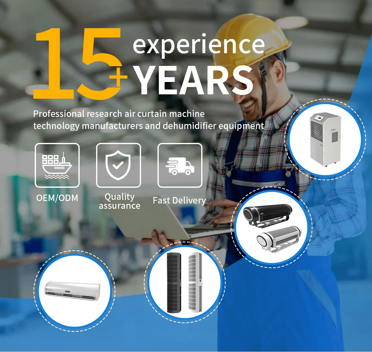 Description Picture 4 of itemEnergy Saving Low Noise Cross Flow Air Curtain Cold Storage Air Curtain Machine