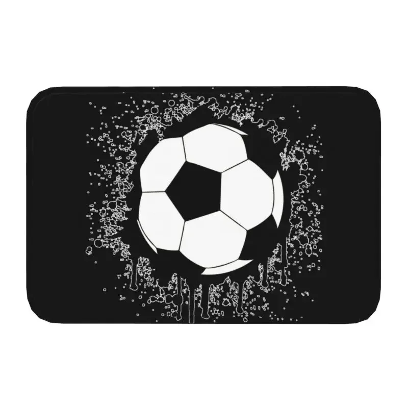 

Custom Football Pattern Doormat Mat Anti-Slip Soccer Ball Lover Bath Kitchen Bedroom Rug Carpet 40*60cm