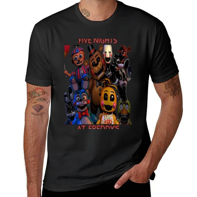 FNAF 2 animatronics T-Shirt Anime t-shirt Short sleeve boys animal