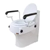 Fixed elder people hdpe portable bidet Armrest elevated commode Raised Toilet Seat 3