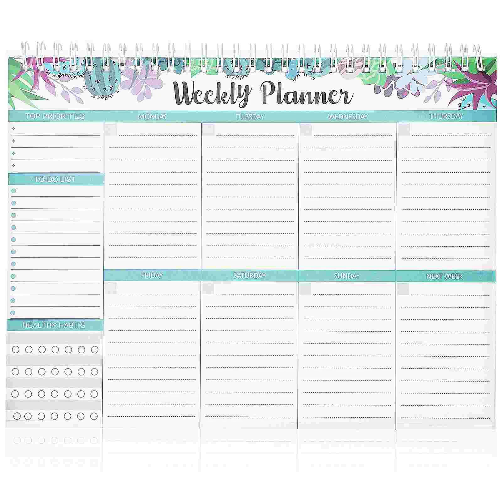 

Desk Planner Agenda Notebook Weekly Planning Notepad For Schedule Memorandum Pvc Office