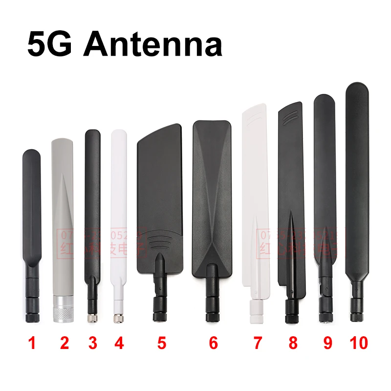 2Pcs 5G Antenna High Gain Omni Full Band Compatible LTE 4G SMA-J ...
