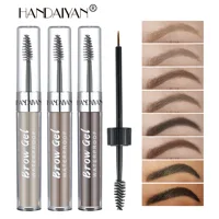 8 Color Liquid Eyebrow Cream Gel Waterproof Not easy to smudge Dyeing Eyebrow Tattoo Tint Double Head With Eyebrow Mascara Brush 2