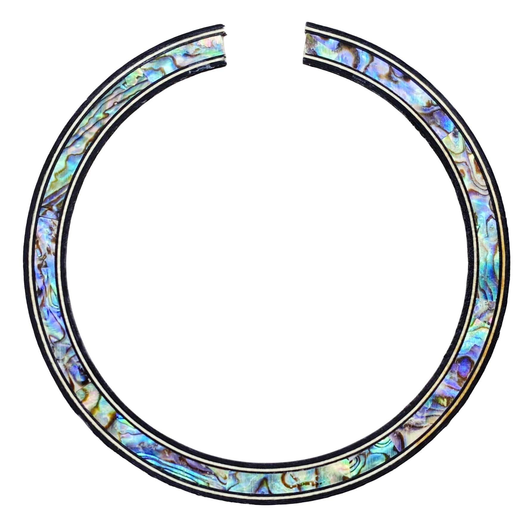 

2 шт., розетка с инкрустацией ракушек, 68x7x1 мм, Luthier B152