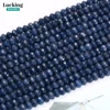 Natural Sapphire Beads 3x4mm Rondelle Faceted Beads for Jewelry Making, Healing Energy Stone Bracelet Necklace 1