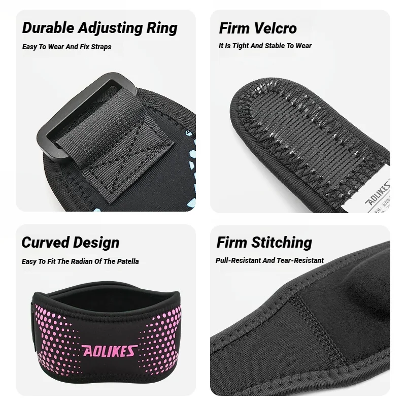 Adjustable Patella Brace Strap Kneepads 3