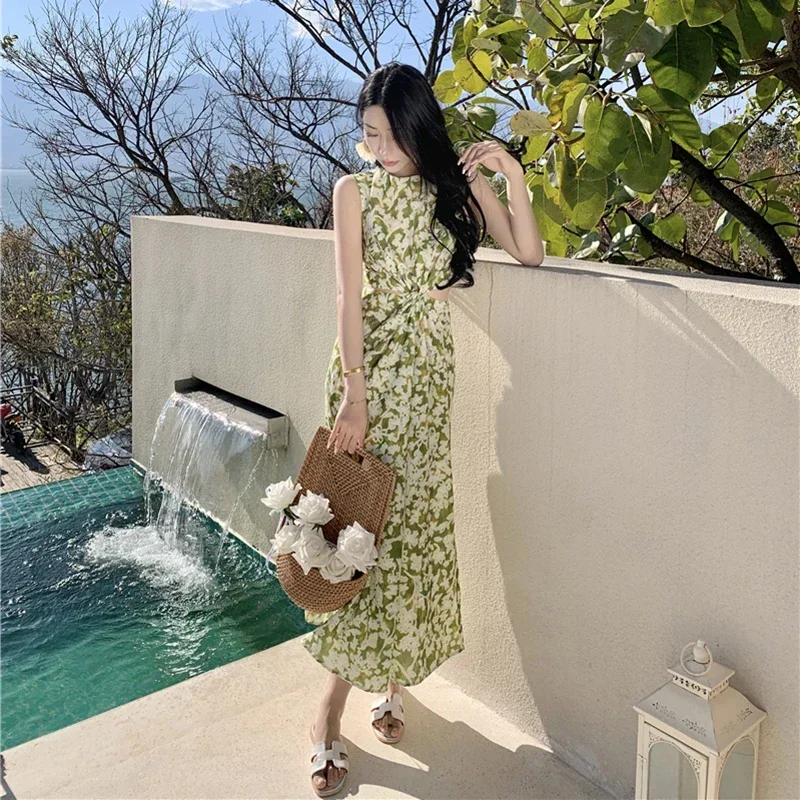 

2023 New Very Elegant Ladies Dresses for Special Occasions Summer Chic Designer Clothing Hollow Out Sexy Long Women's Dress