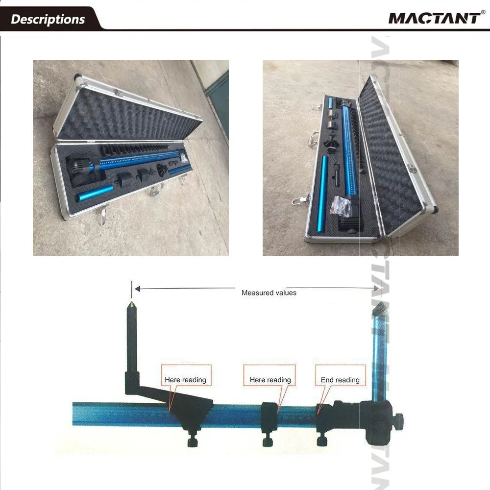 Professional Universal Car Bench 2D Measured Scale Auto Body Repairing Measuring System Mechanical Ruler For Frame Repair