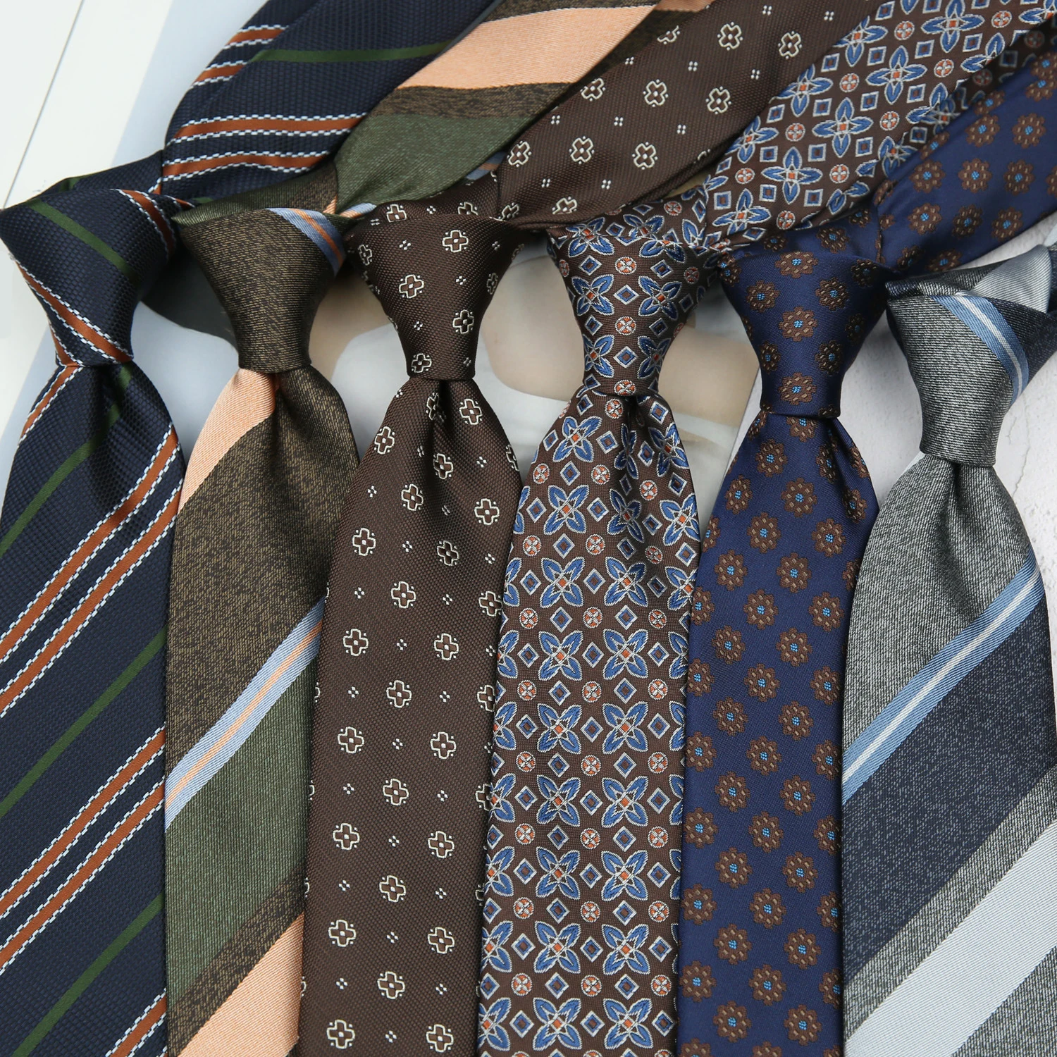 Vintage 8cm Mens Neck Ties Gift Business Printed Neckties Man's Ties Tuxedo Wedding Party Tie Neckwear Gravaras Cravat