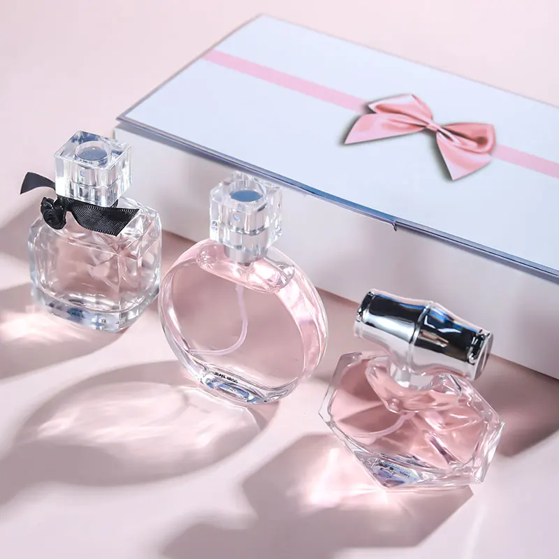 90ML(30mlx3PCS) Eau De Parfum Gift Box Feminino Spray Fresh Light Scent Floral Fruity Chypre Notes LongLasting Women Perfume Set 2