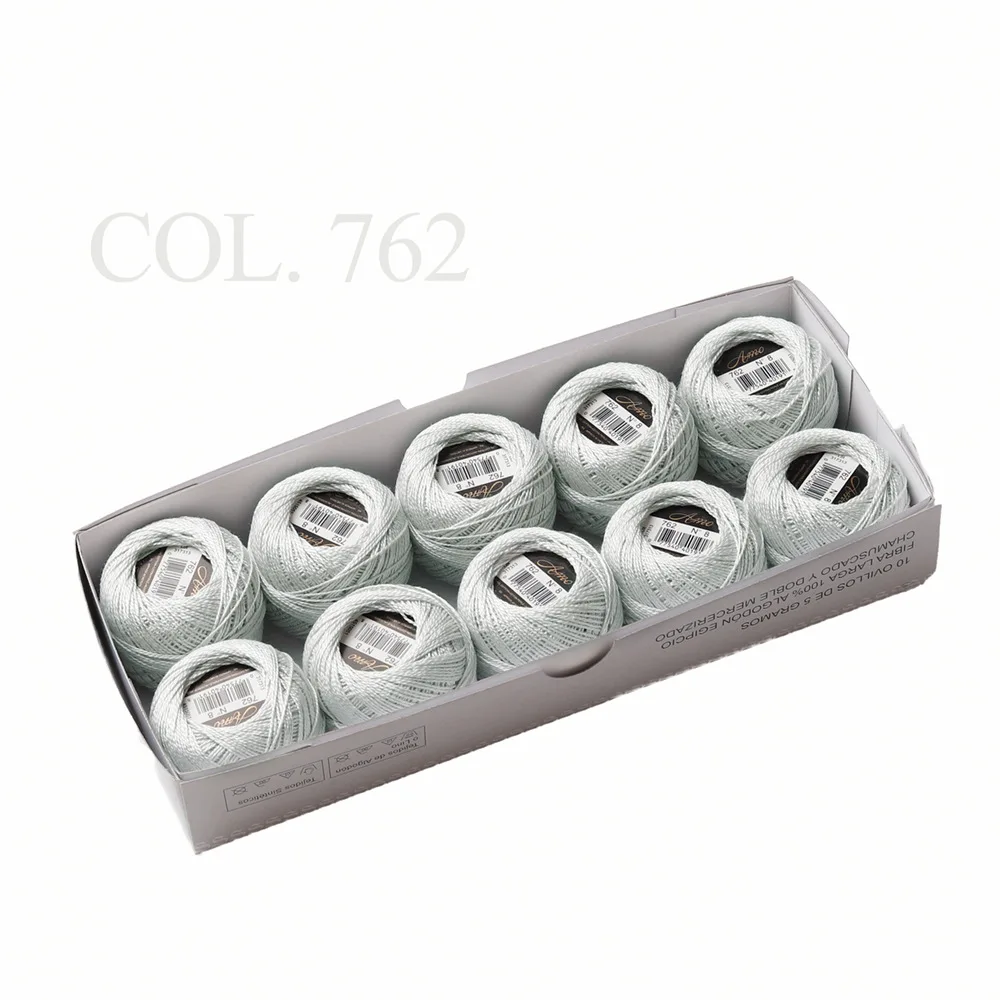Egyptian Long Staple Cotton Embroidery and Hand Sewing Thread Set - 10 Balls
