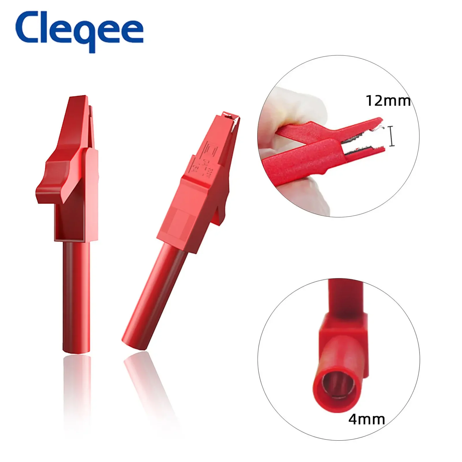 Multimeter Test Leads Kit 4mm Banana Plug Safety Piercing Probe Needle Alligator Clips Automotive Tool Set Cleqee Series