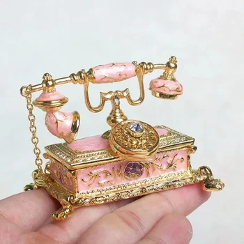 Pink Telephone Trinket Box 1