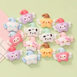 10 Pcs New Bright Love Angel Animal Scrapbook Diy Jewellery Hairpin Accessories Decorate