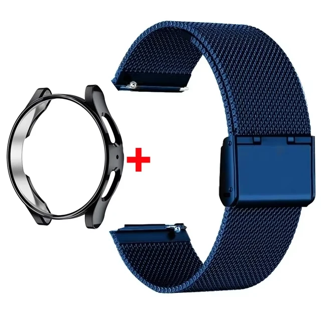 Premium Steel Mesh Milanese Loop Band with Protective Case