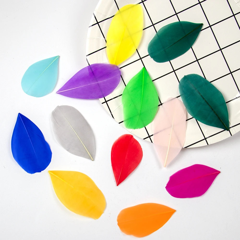 Goose Feathers 5-8cm Natural for Crafts DIY Jewelry Making Dream catcher Pendant Plume Decor mixed color feathers goose feathers craft feathers natural feathers