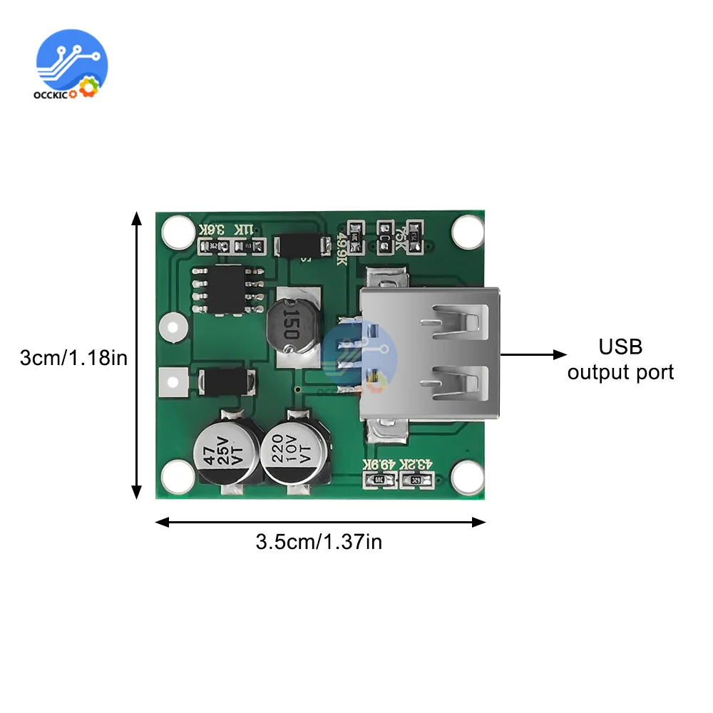 Solar Battery Charge Controller 5V 2A Solar Panel Power Bank USB Charge Voltage Controller Regulator With Case 5～20V Automatic Restart Identification