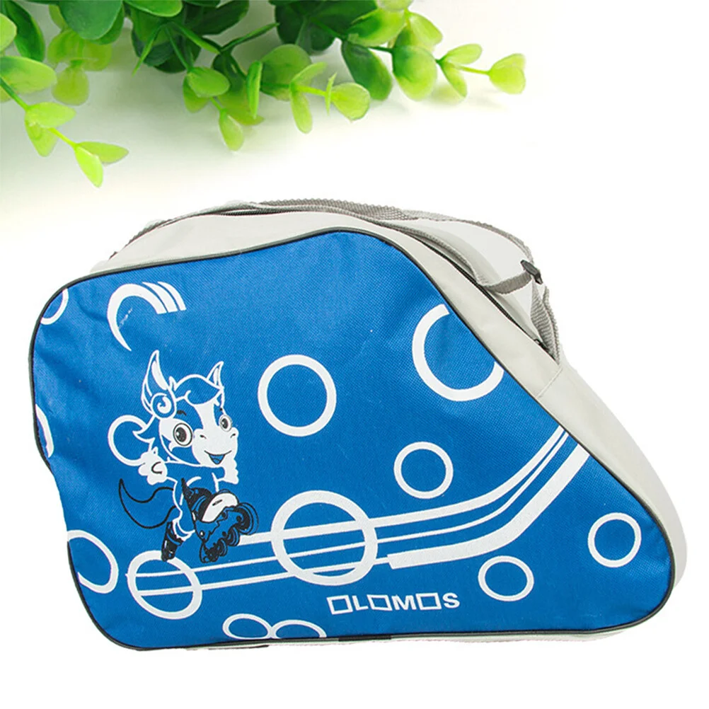 Fashionable Printed Skating Ice Skating Tote Bags Portable Adjustable Shoulder Strap Storage Organizer Roller Skate roller skates bag