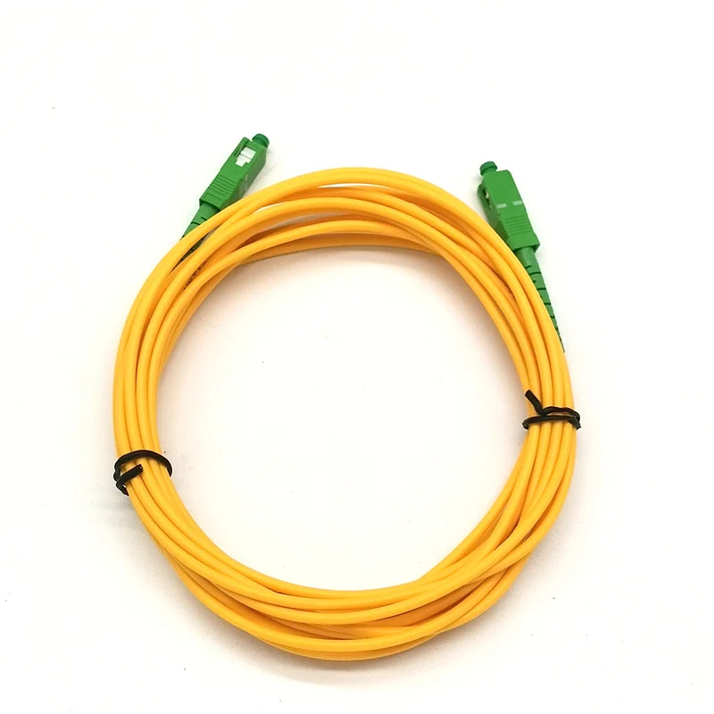 Fiber Patch Cord SC/APC-SC/APC Single Mode 3.0mm FTTH Fiber Optic Cable for Internet Jumper Cable 2M 3M 5M 15M Optical fiber optic cable