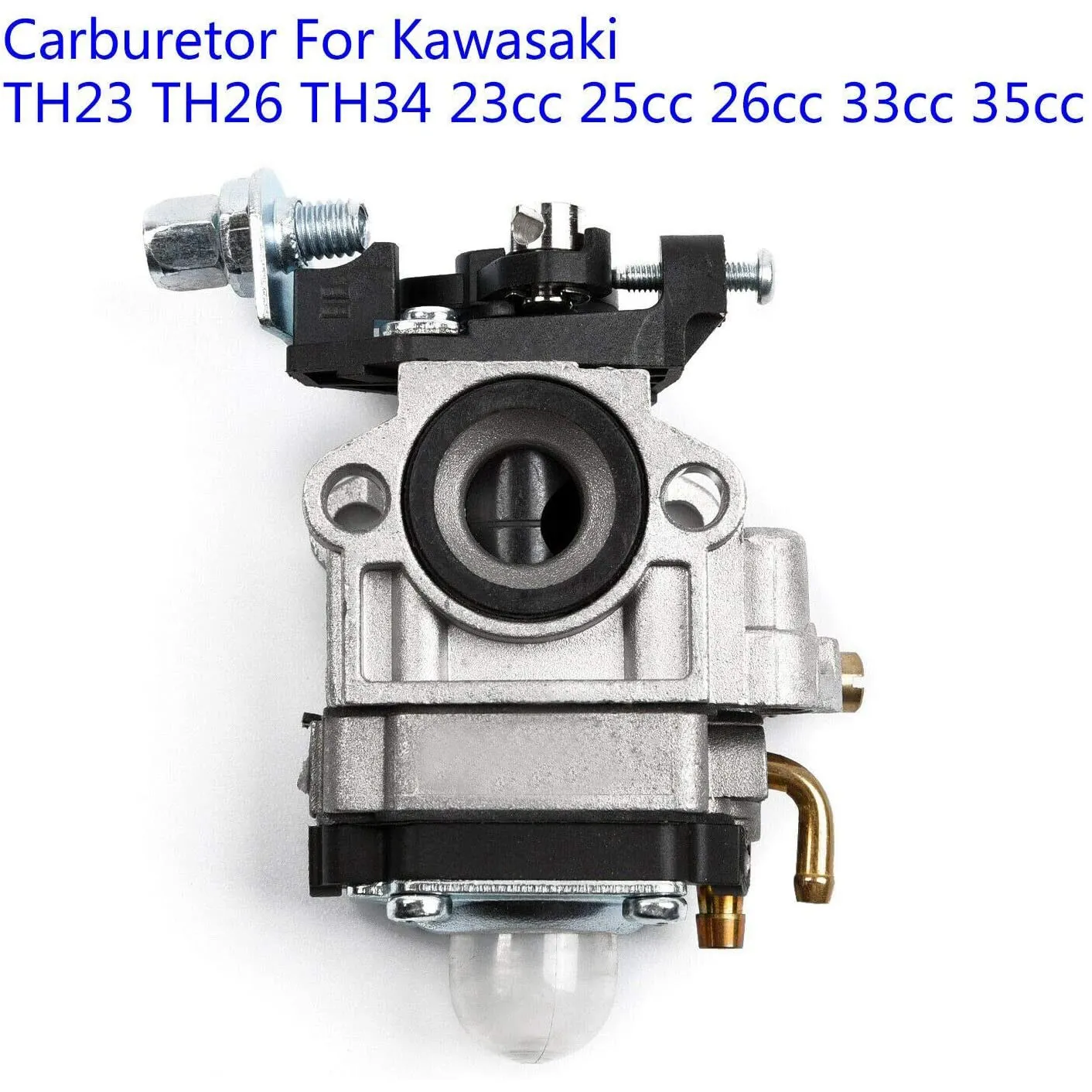 Carburetor for Kawasaki TH23 TH26 TH34 23CC 25CC 26CC 33CC 35CC Spark Plug Kit Replace