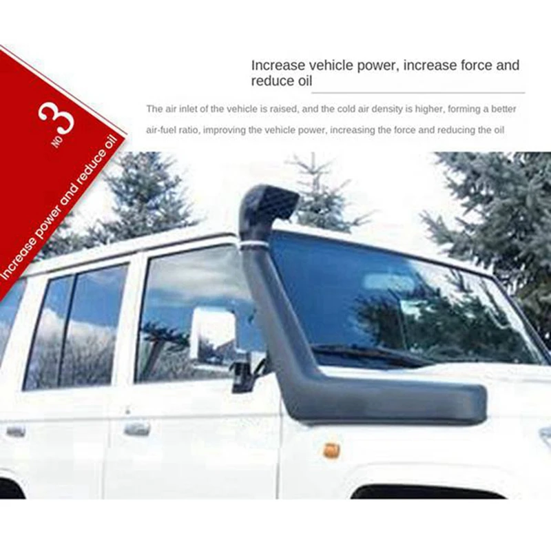 Air Ram Snorkel Heads Top 4Inch Replacement For Toyoda Land Cruiser Hercules Tacoma For Ford Mounted Police