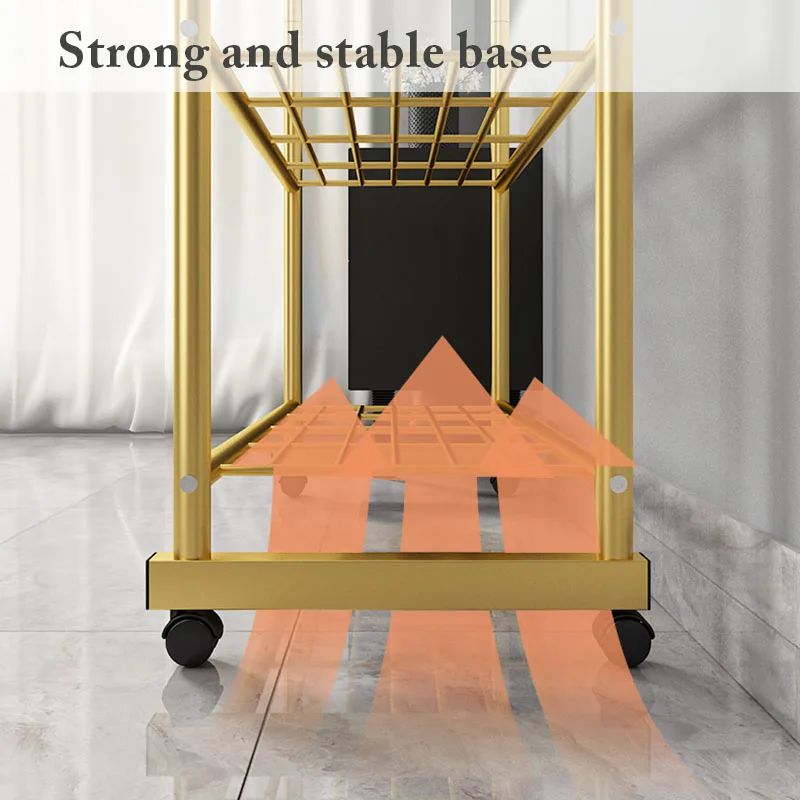 Clothes Rack Coat Rack Stand Floor Hanger Simple Clothing Rack Furniture Wardrobe Hat Stand Clothes Rack Stand Storage Shelves
