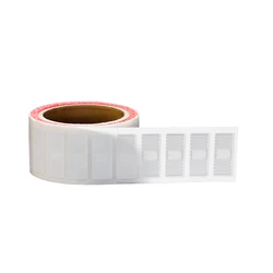 50pcs FONKAN UHF RFID MR6 chip 43x18MM EPC C1G2 RFID white label Sticker Tag can be printed 840-960Mhz