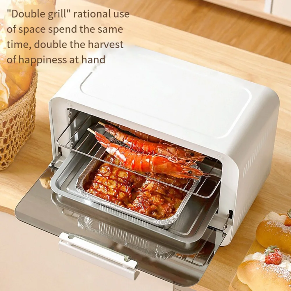 

10L Multifunctional Oven Big Capacity Pizza Bread Toaster Barbecue Cake Baking Oven Breakfast Machine Household Appliances